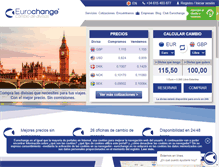 Tablet Screenshot of eurochange.es